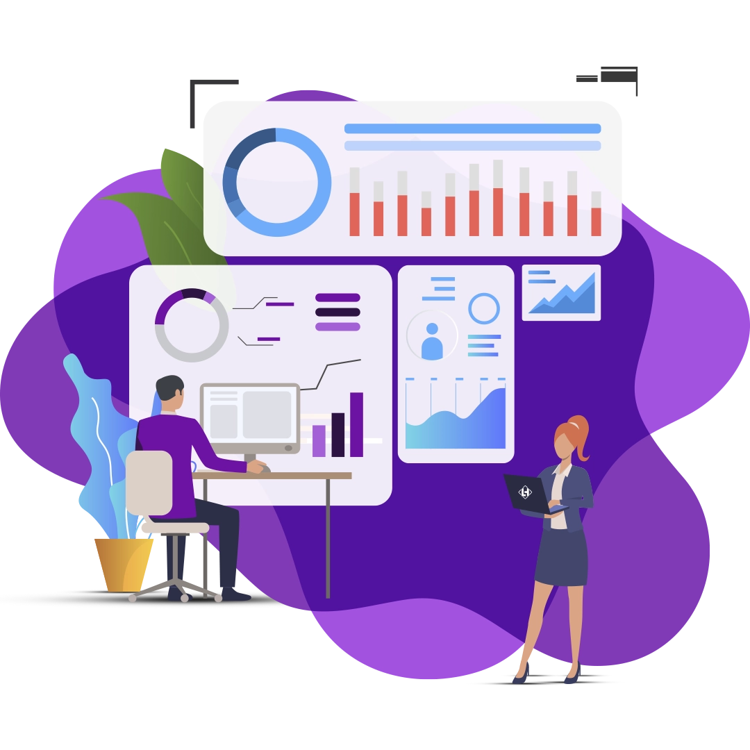 A business professional pointing at a rising graph on a digital screen, showcasing growth and success.
